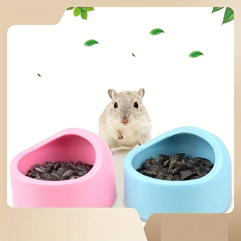 Hamster Plastic Food Bowl Pet Bird Bowl Food Box Thickened ABS Ceramic
