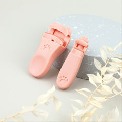 2pcs Portable Eyelash Curler with Silicone Replacement Pads