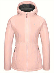 Women's Ultralight Winter Hooded Jacket Windproof Thermal Sports Jacket