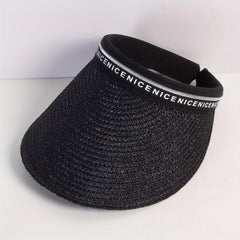 Solid Casual Visor Hat UV Protection Sun Hat