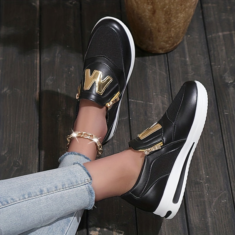 Women's Mesh Sports Shoes Air Cushion Sole Casual Walking Shoes