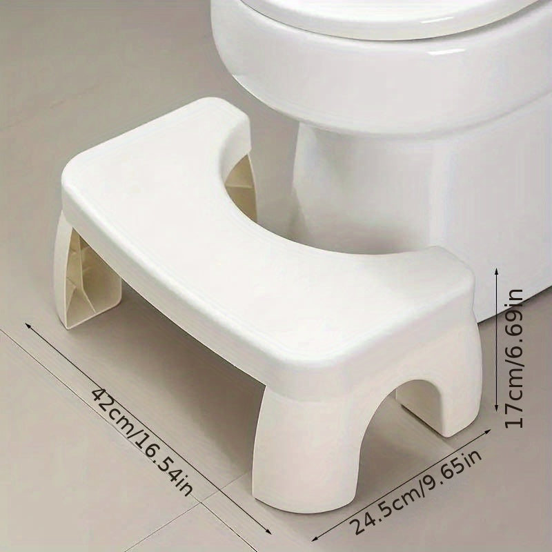 Comfortable Toilet Stool for Bathroom - Sturdy and Stylish