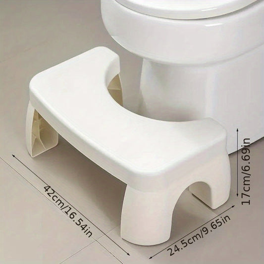Comfortable Toilet Stool for Bathroom - Sturdy and Stylish