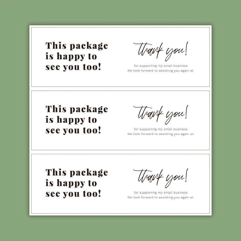 90pcs Rectangular Stickers For Business Letter Envelope Seal