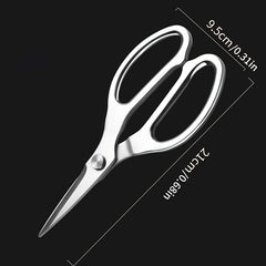 Stainless Steel Rotisserie Scissors Household Barbecue Steak Food Scissors