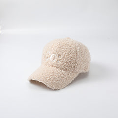 Winter Thick Baseball Cap Outdoor Sports Hat For Women Girls