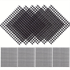 50pcs Plant Pot Mesh Pad Bonsai Pot Bottom Grid Mat Plant Drainage Screens