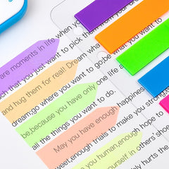 120pcs Colorful Waterproof Index Label Paper Stickers