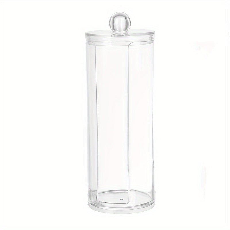 Clear Swab Holders With Lid & Dust proof Storage Jars