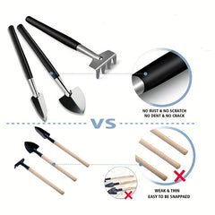 Succulent Tools Mini Garden Tool Set - Transplanting Tools Kit