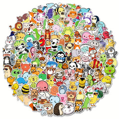 150 Cartoon Animal Stickers for Kids - Reward Stickers