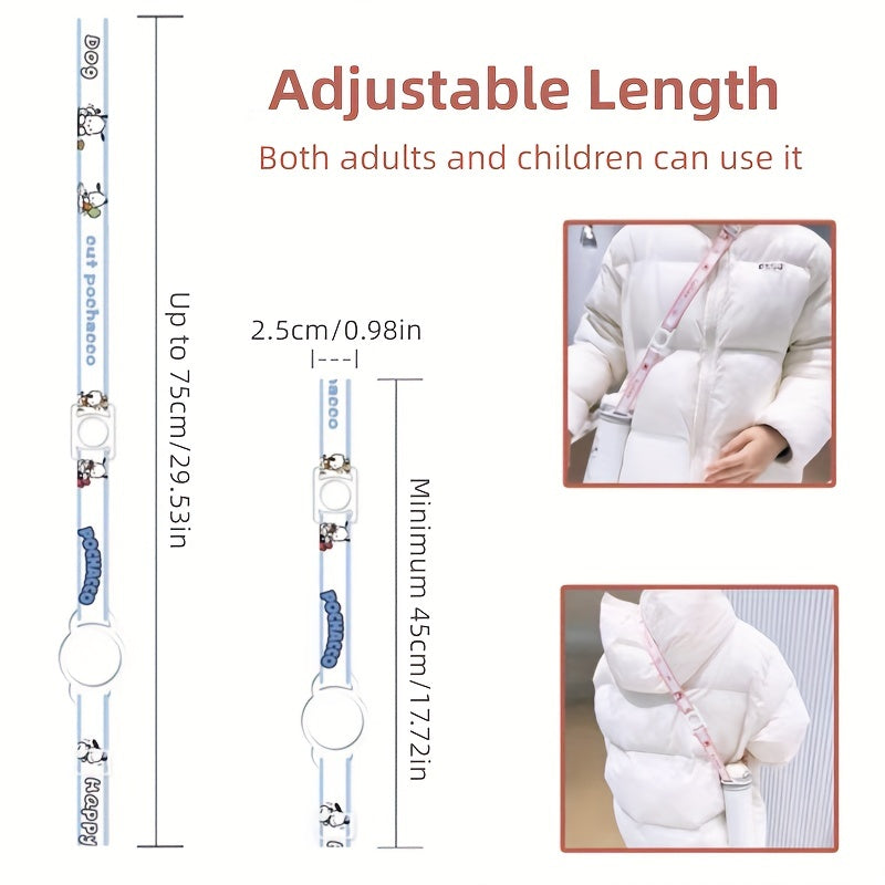 Adjustable Thermal Transfer Bottle Strap for Beverages Hands Convenience