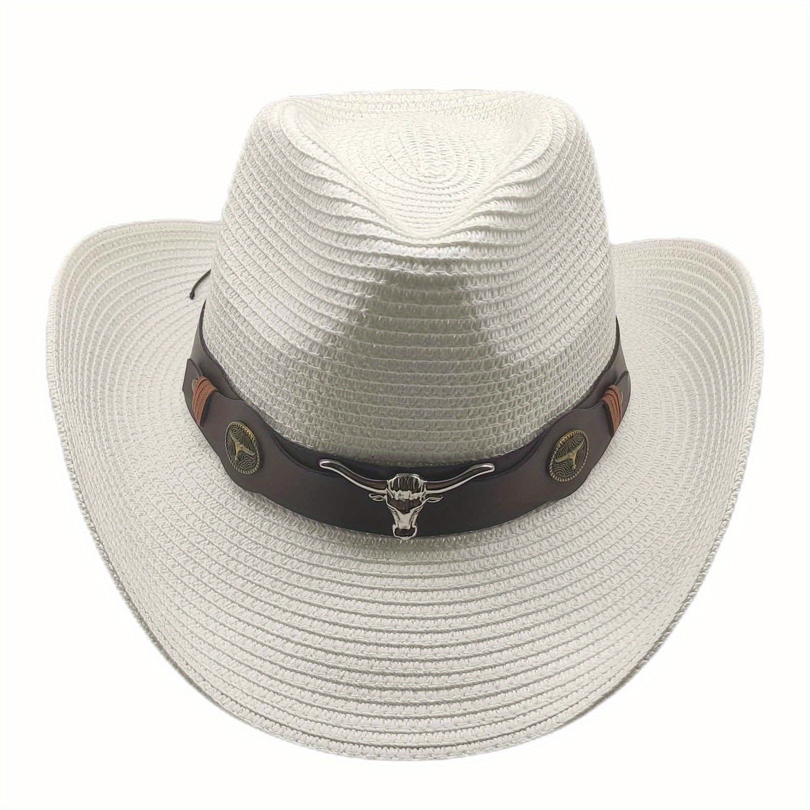 Western Sunhead Cowboy Hat Breathable Summer Gift For Men