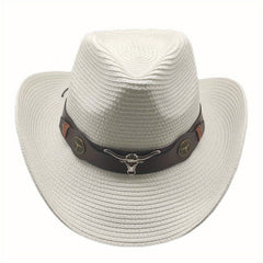 Western Sunhead Cowboy Hat Breathable Summer Gift For Men