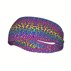 Rainbow Breathable Headband for Sport & Casual Outfits