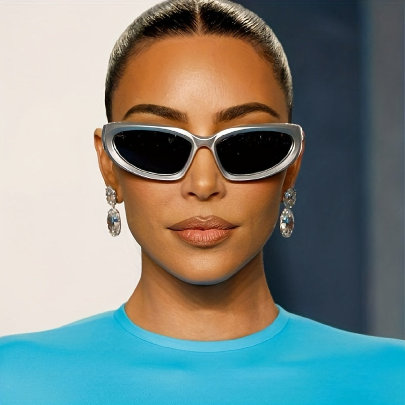 Y2K Wrap Around Sunglasses UV400 Outdoor Cycling Eyewear