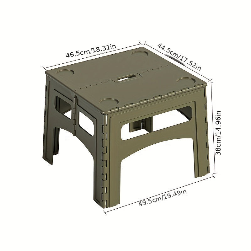 Portable Camping Table - Waterproof Plastic Tabletop