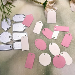 1pc Tags Metal Cutting Dies Stencils Die Cut DIY Scrapbooking