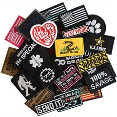 J CARP 20pcs Random Tactical Morale Patch Set