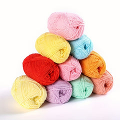 4pcs Chunky Thick Bulky Yarn for Crocheting & Knitting, 60% Cotton 40% Acry