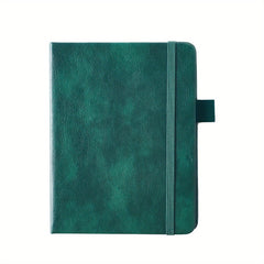 A6 PU Leather Password Book with Alphabet Tabs & Pen Holder