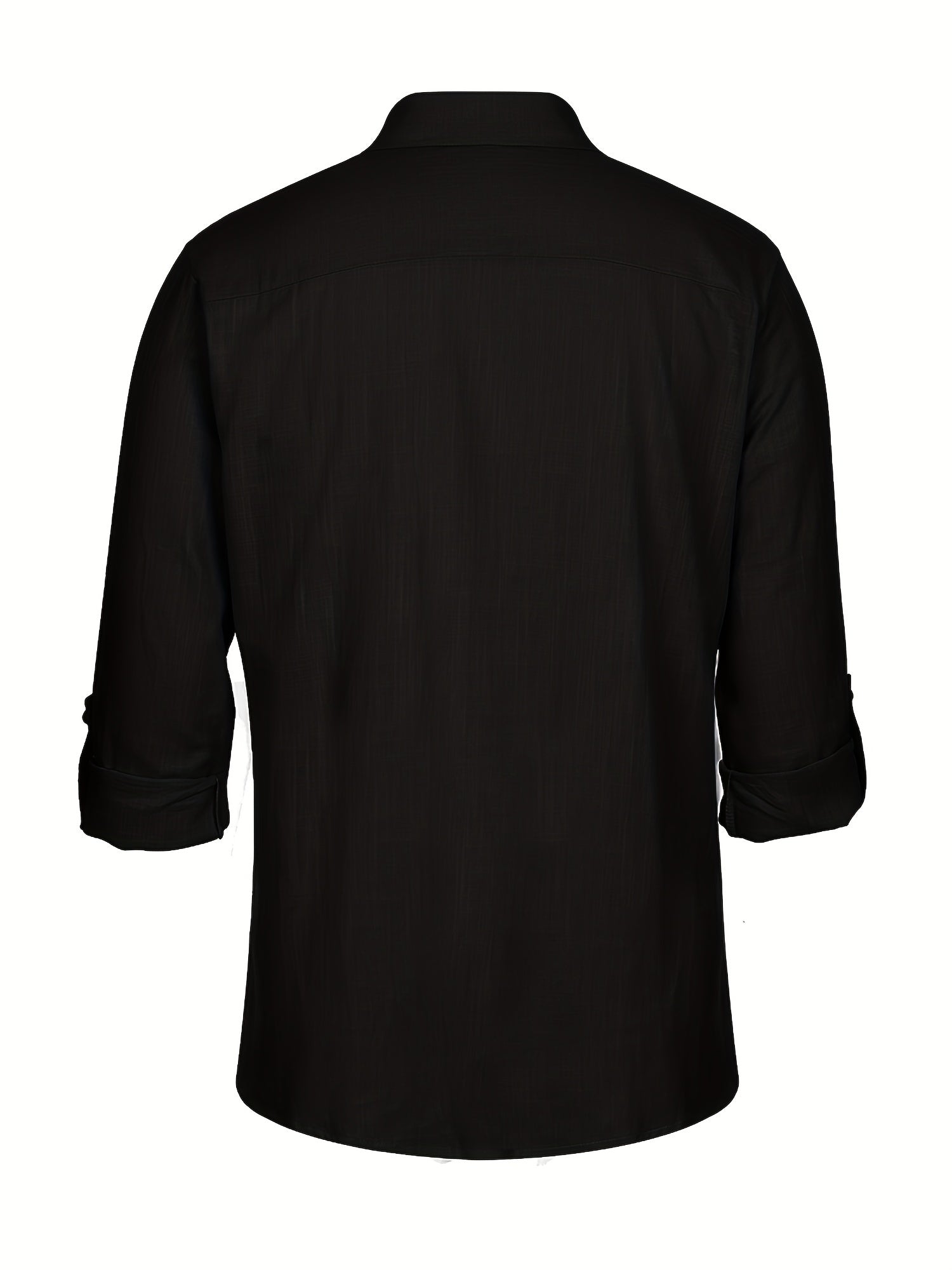 Men's Lace Casual Wrist Long Sleeve Shirt With Chest Pocket