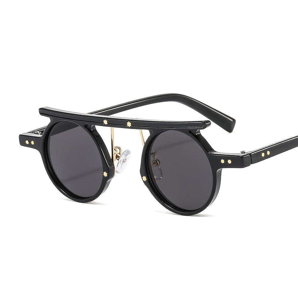 Small Round Frame Sunglasses Vintage Stylish Ladies Glasses