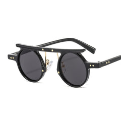 Small Round Frame Sunglasses Vintage Stylish Ladies Glasses