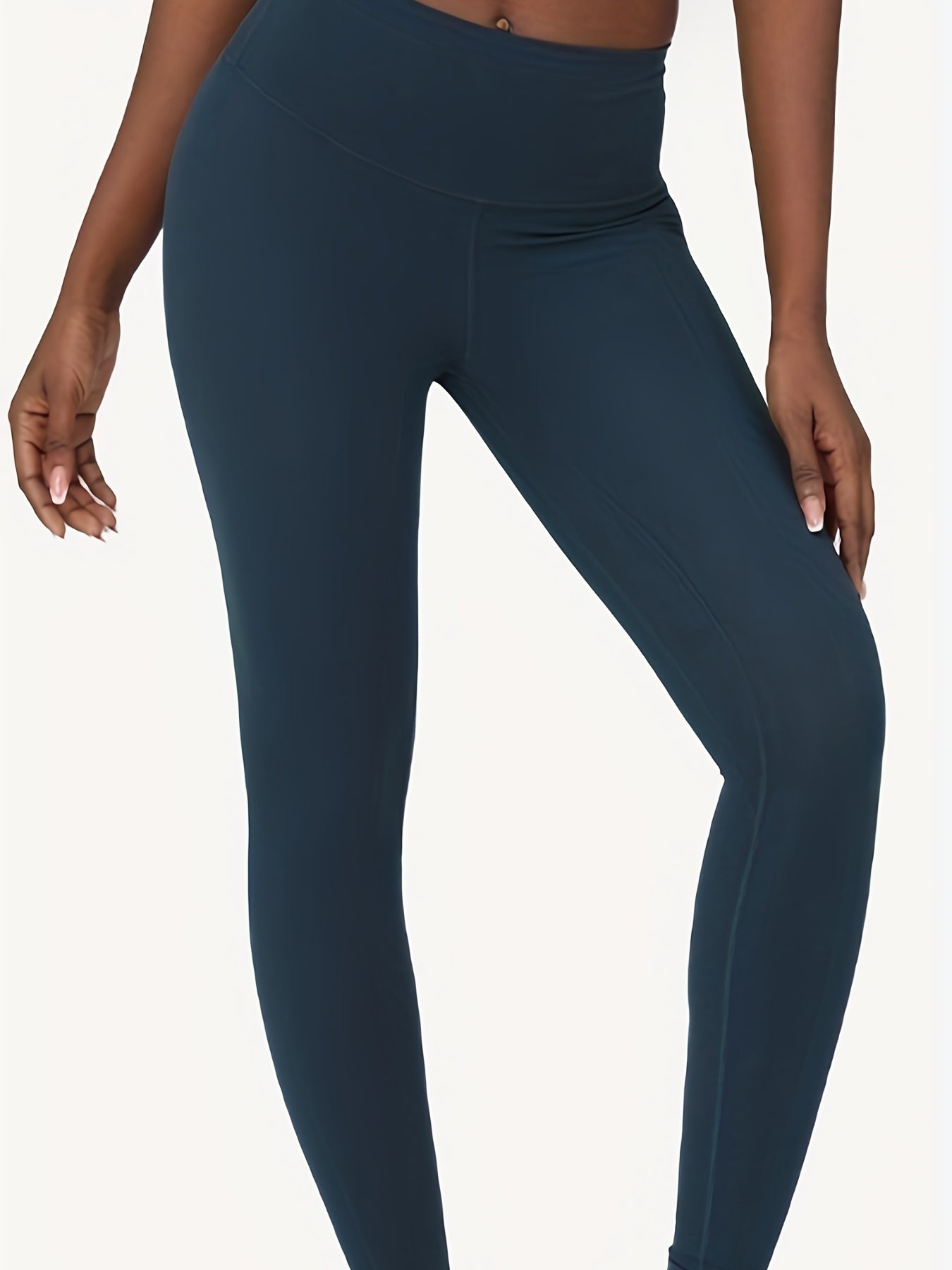 High Waist Yoga Leggings Slim Fit Butt Lifting Sports Tights Women's Activewear