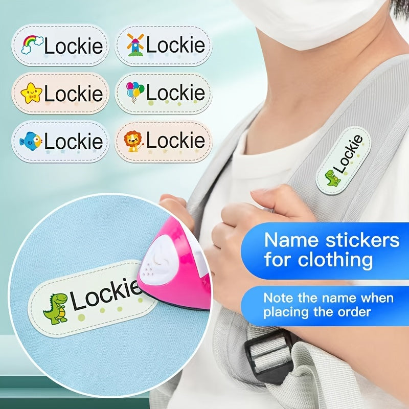 Ironing Labels Personalized School Daycare Sport Club Washable Customized Name