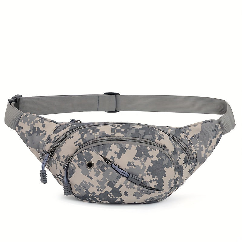 Waterproof Camo Chest Bag Fanny Pack for Outdoor Sports