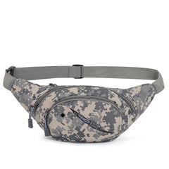 Waterproof Camo Chest Bag Fanny Pack for Outdoor Sports