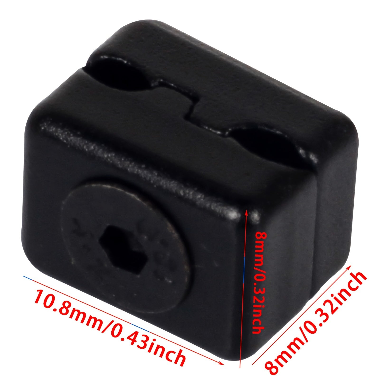 Bow Cable Fastener Clip Reduce Vibration Easy Install Aluminum Alloy