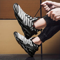 Men's Slip on Blade Sneakers Odor Resistant Athletic Shoes