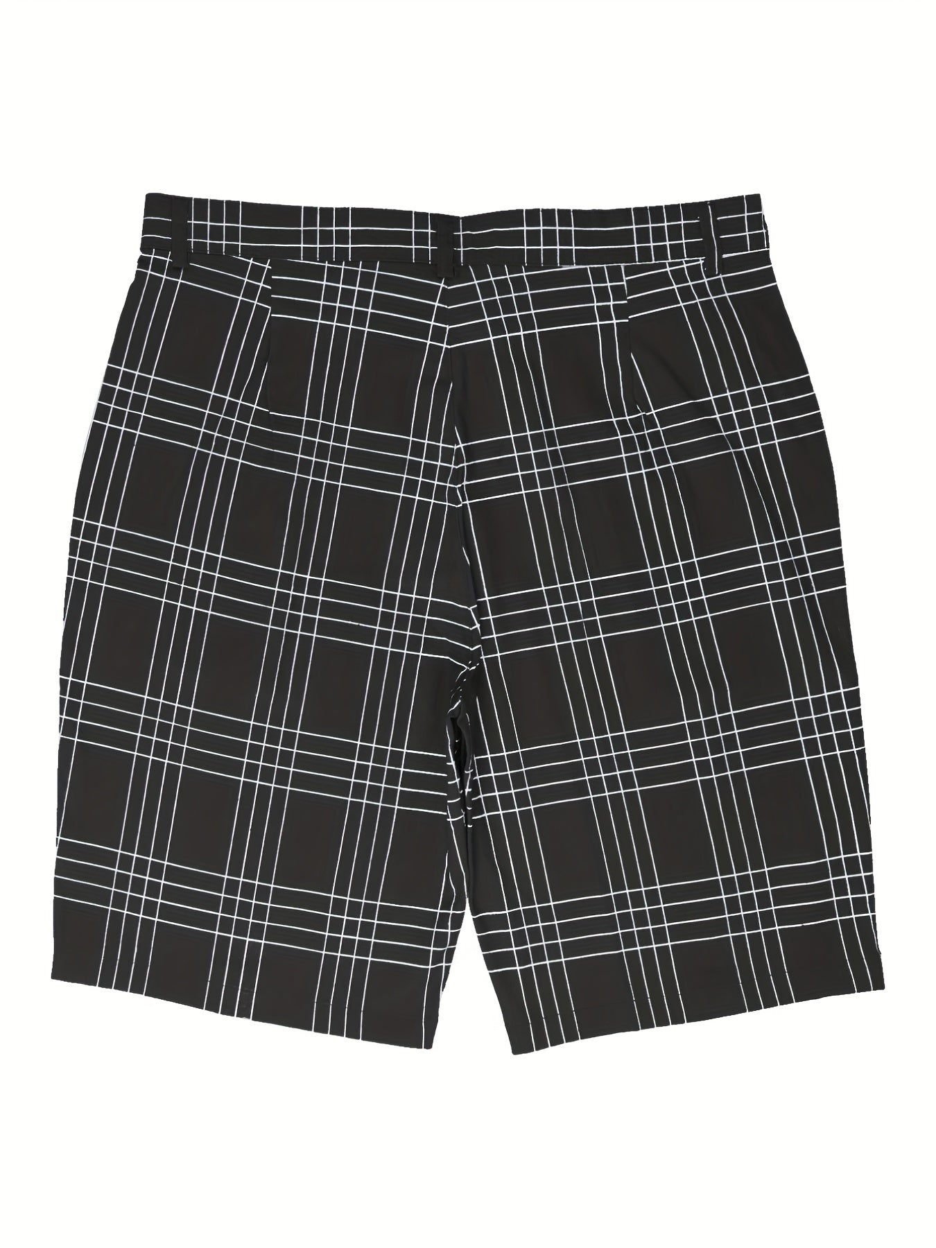 Men's Slim Fit Plaid Shorts For Summer