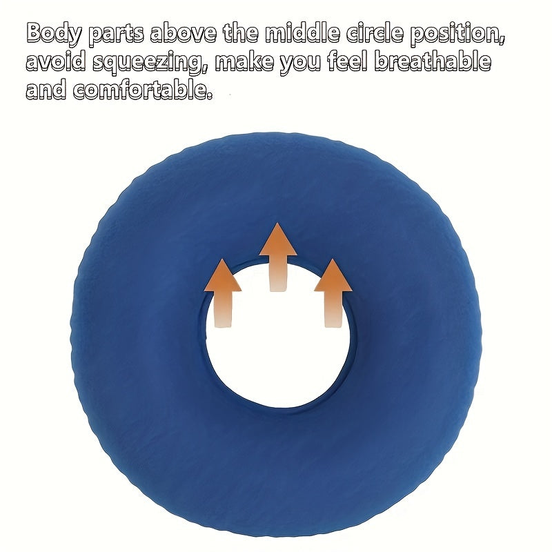 Donut Tailbone Pillow Memory Foam Seat Cushion with Pump