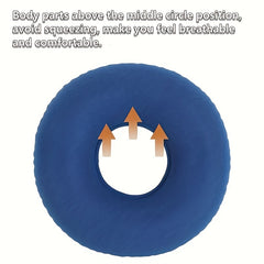 Donut Tailbone Pillow Memory Foam Seat Cushion with Pump