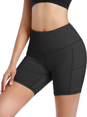 Women Yoga Shorts High Waist Tummy Control Workout Compression Biker Short