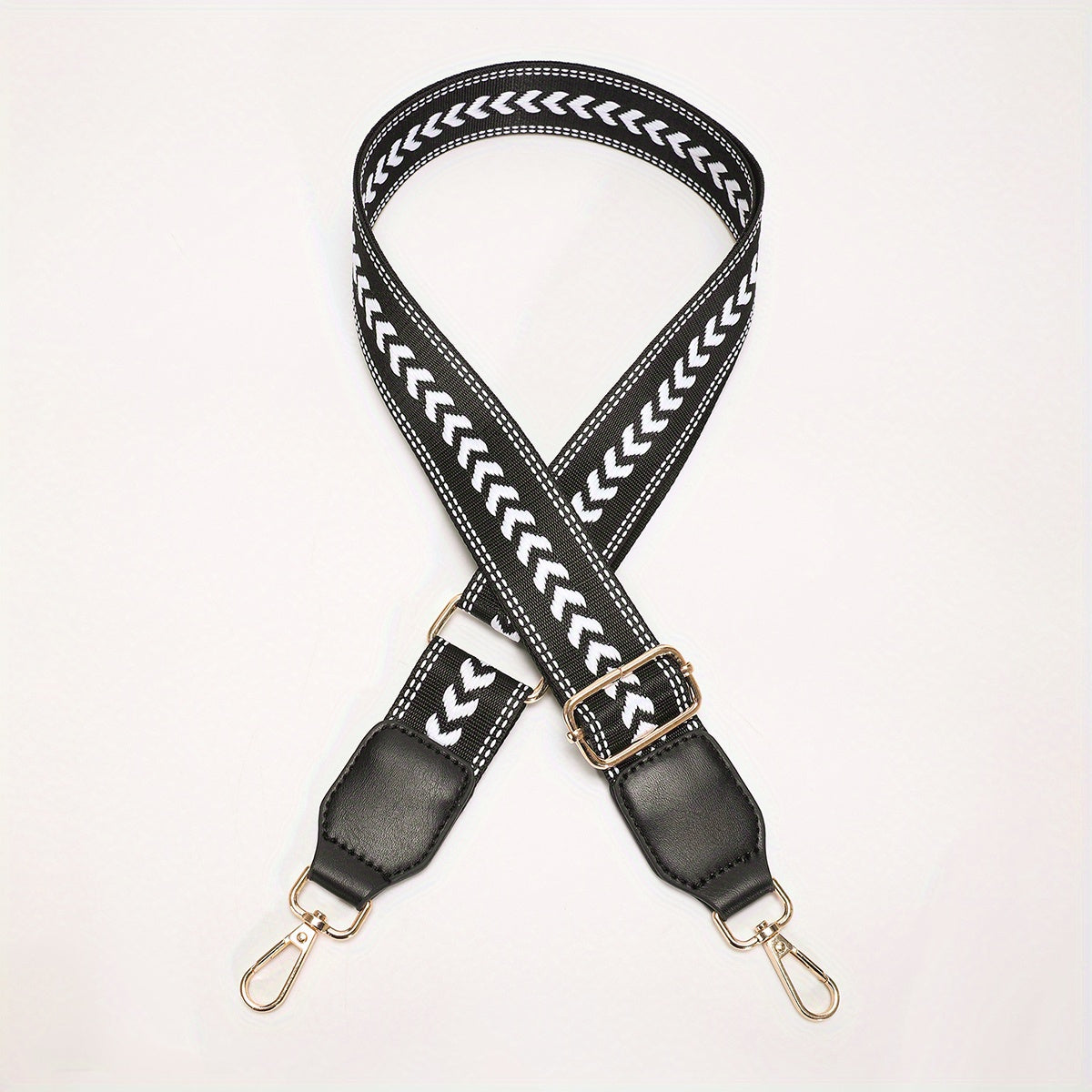 Arrow Pattern Bag Strap Wide Adjustable Replaceable Travel Accessories