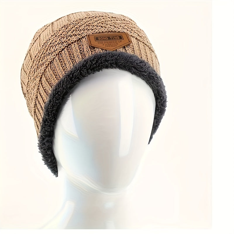 Unisex Winter Fleece Beanie Hat Thick Breathable Hat