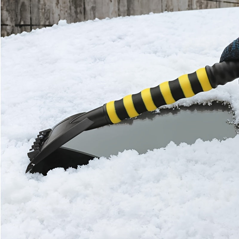 Extendable Snow Scraper & Brush For Car with Foam Grip