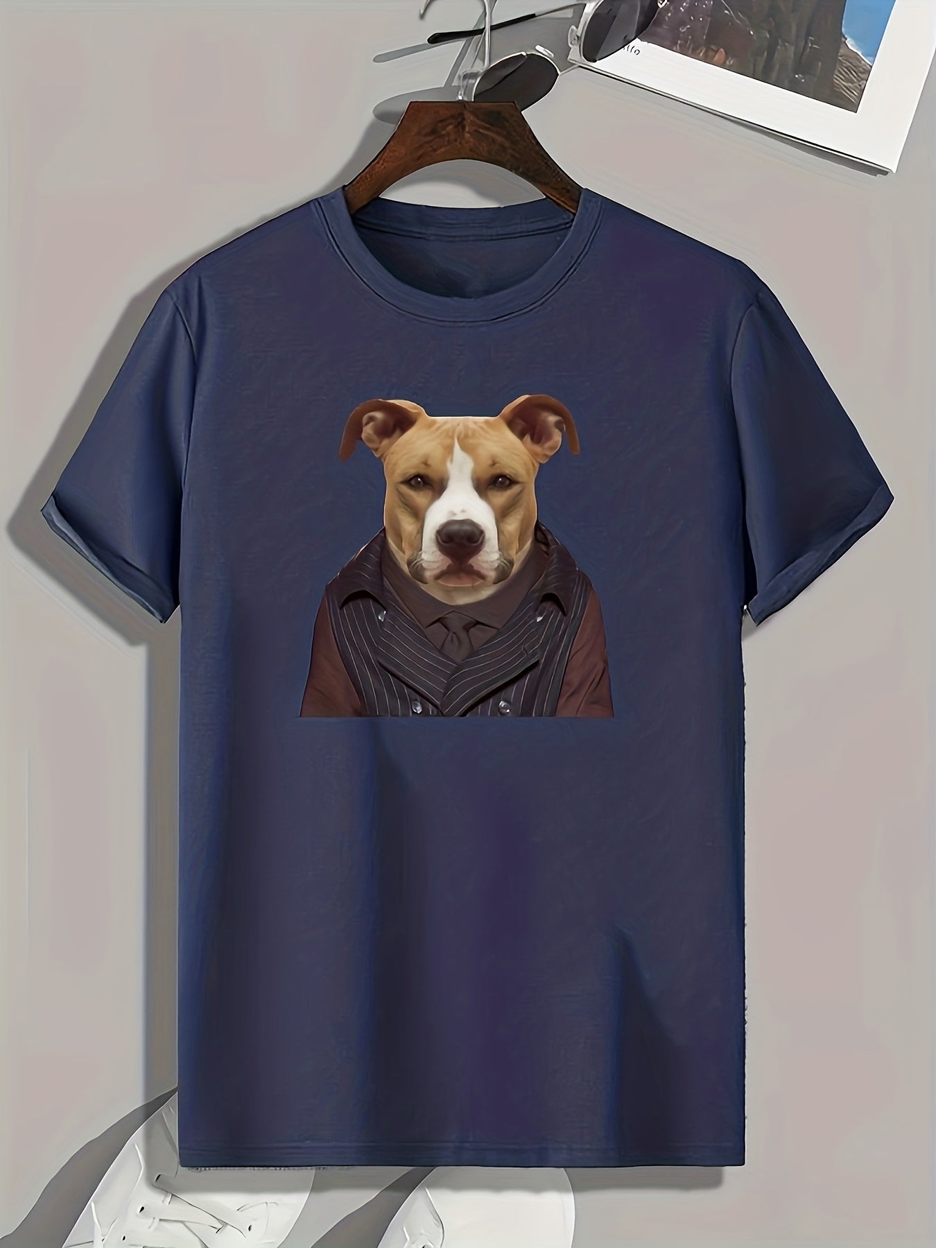Dog Print Men's Graphic T shirt for Summer