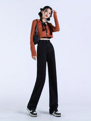 High Waist Wide Leg Jeans Loose Fit