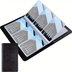 High Capacity Business Card Organizer Book, Credit Card Holder