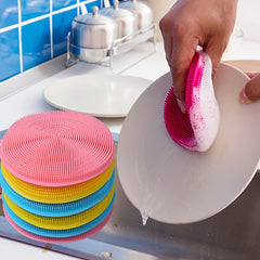 Outdoor Silicone Double Sided Cleaning Pad