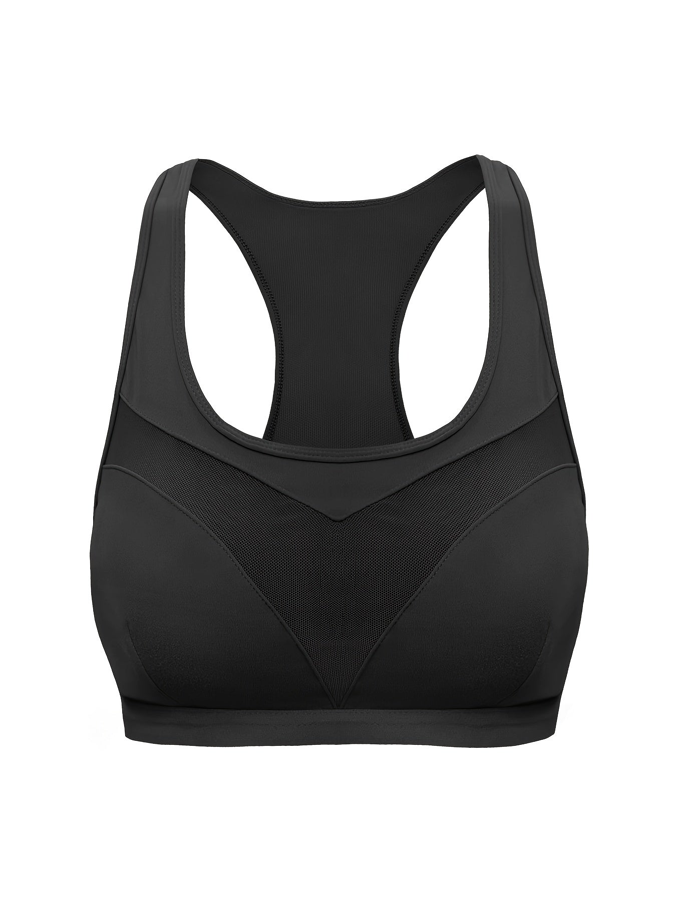 Racerback Sports Bra Medium Support Cushion Strap Lingerie