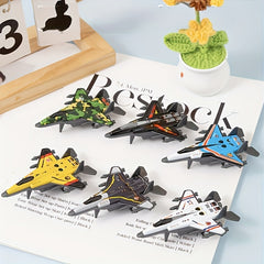 Mini Inertial Power Metal Airplane Toy - Durable Alloy Structure