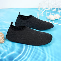 Women's Flower Embossed Water Socks Lightweight Beach Shoes