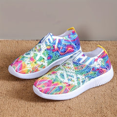 Rhinestone Decor Flat Slip On Casual Skate Shoes Women's Footwear