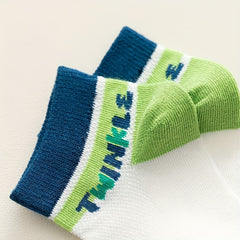 Boys Dinosaur Pattern Ankle Socks Spring Summer 5 Pairs